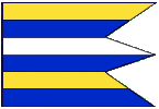 Vlajka obce Tesrske Mlyany